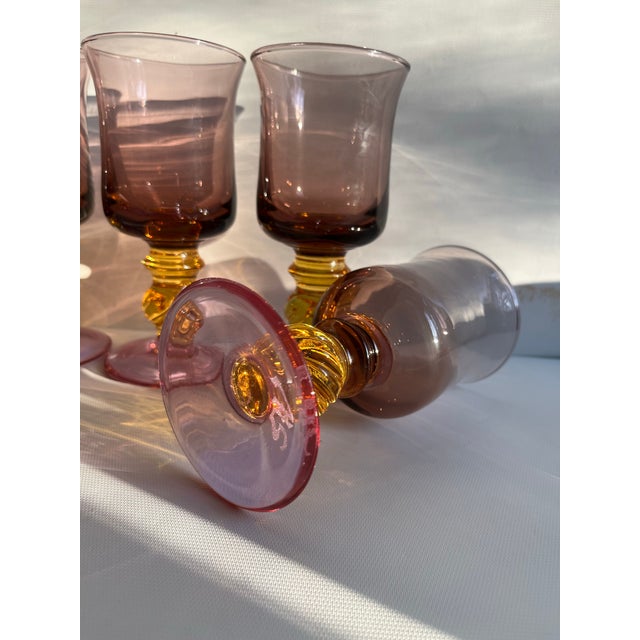 Glass V & R Brilliante Juice Cup Set of Six For Sale - Image 7 of 8