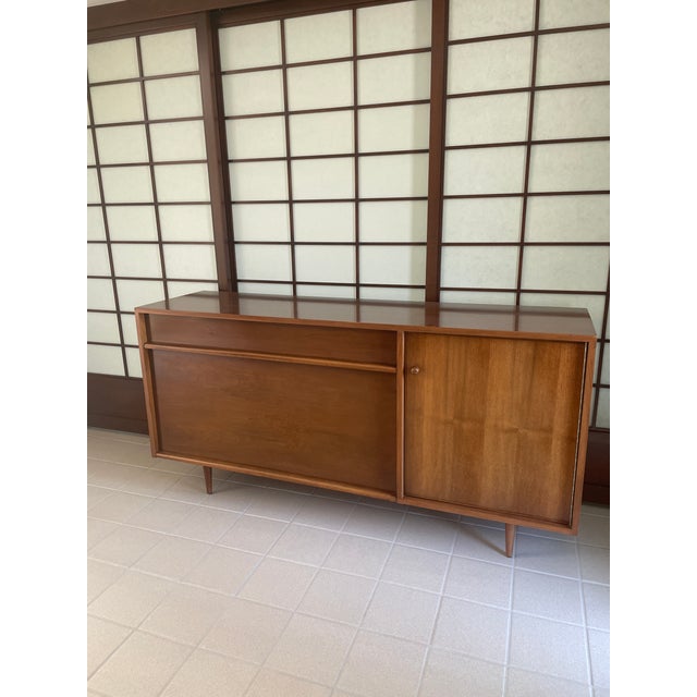 Mid-Century Modern 1960s Glenn of California Credenza Attributed to Milo Baughman For Sale - Image 3 of 9
