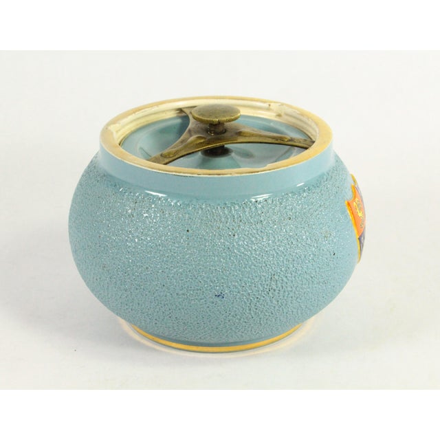 Carlton Ware 1894-1926 Carlton Ware Armorial Crest W&r Stoke on Trent Tobacco Jar Cambridge For Sale - Image 4 of 15