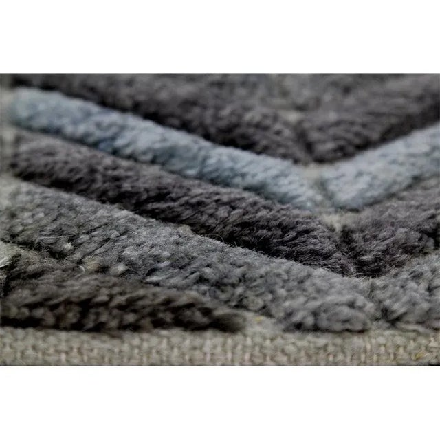 Handwoven Modern Moroccan Style Area Rug 8'0" X 10'0" For Sale - Image 4 of 7