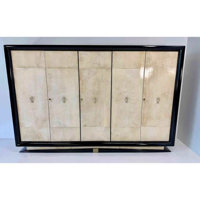 Osvaldo Borsani Italian Art Deco Wardrobe by Osvaldo Borsani, 1940s For Sale - Image 4 of 18