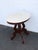 Late 1800s Victorian Eastlake Marble Top Carved Side Table 6900 For Sale - Image 9 of 18