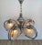 Italian Chrome and Murano Glass Chandelier from Mazzega, 1970s For Sale - Image 3 of 15