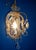 Glass Small Vintage Crystal and Glass Chandelier, 1950s For Sale - Image 7 of 12