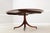 1970s William Tillman English Round Mahogany Tilt Dining Room Table For Sale - Image 5 of 16