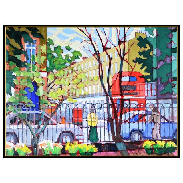 Message us to inquire about custom framing options! (Included for free with every purchase) The artwork here, "London From...