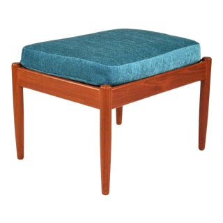 Povl Dinesen Teak Ottoman For Sale