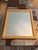Fish Scale Textured Framed Wall Mirror in Antiqued Gold - 23” X 19” For Sale - Image 4 of 7