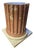 Large Two-Tone Marble Pedestal Column, Italy, 1950s For Sale