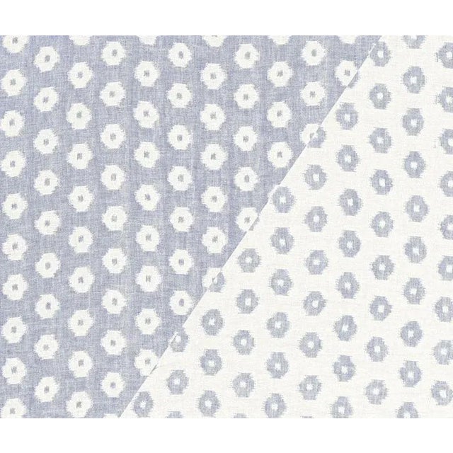 Sample - Schumacher Timur Weave Fabric in Indigo For Sale