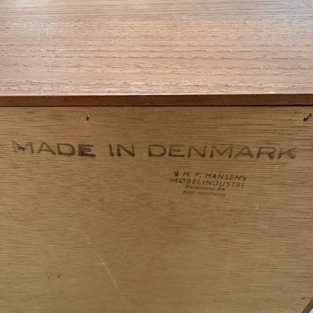 Danish Highboard in Teak by H. P. Hansen, 1960s For Sale - Image 10 of 16