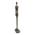 Monumental Patinated Fiberglass Figure Sculpture Style of Alberto Giacometti For Sale