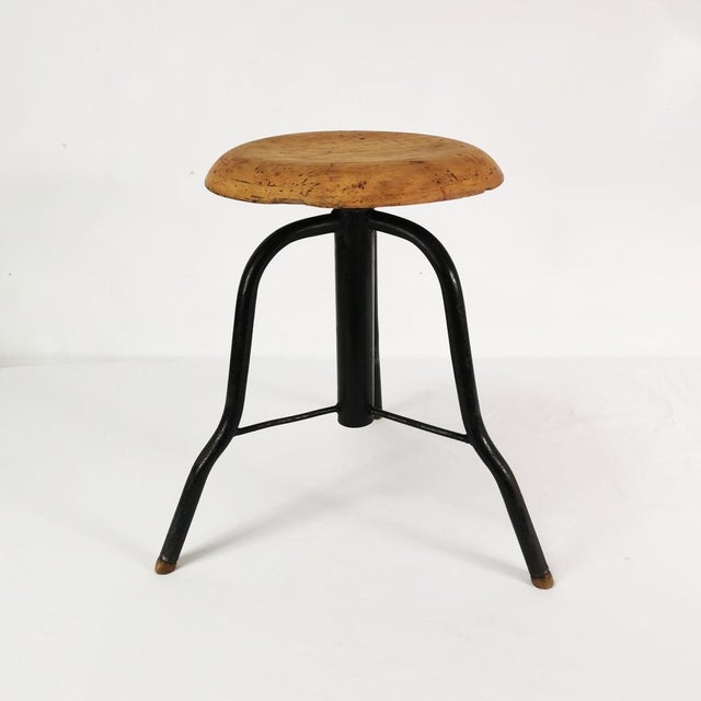 Bauhaus Swivel Stool, 1960s For Sale - Image 10 of 11