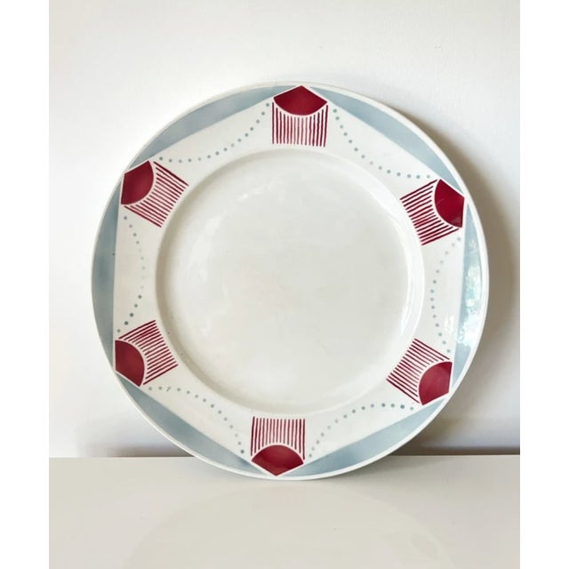 Large Round Dish from Luneville, 1930s For Sale - Image 6 of 6