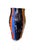 Vintage Carlo Moretti 14” Italian art glass vase. Bold black body with orange and blue color blocks, yellow/orange/red...