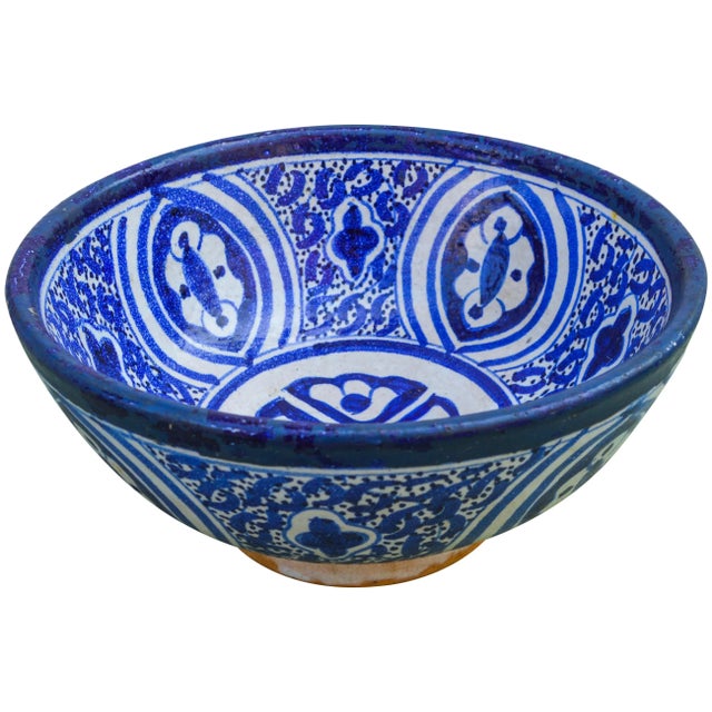 Antique Moorish-Patterned Bowl For Sale - Image 4 of 10
