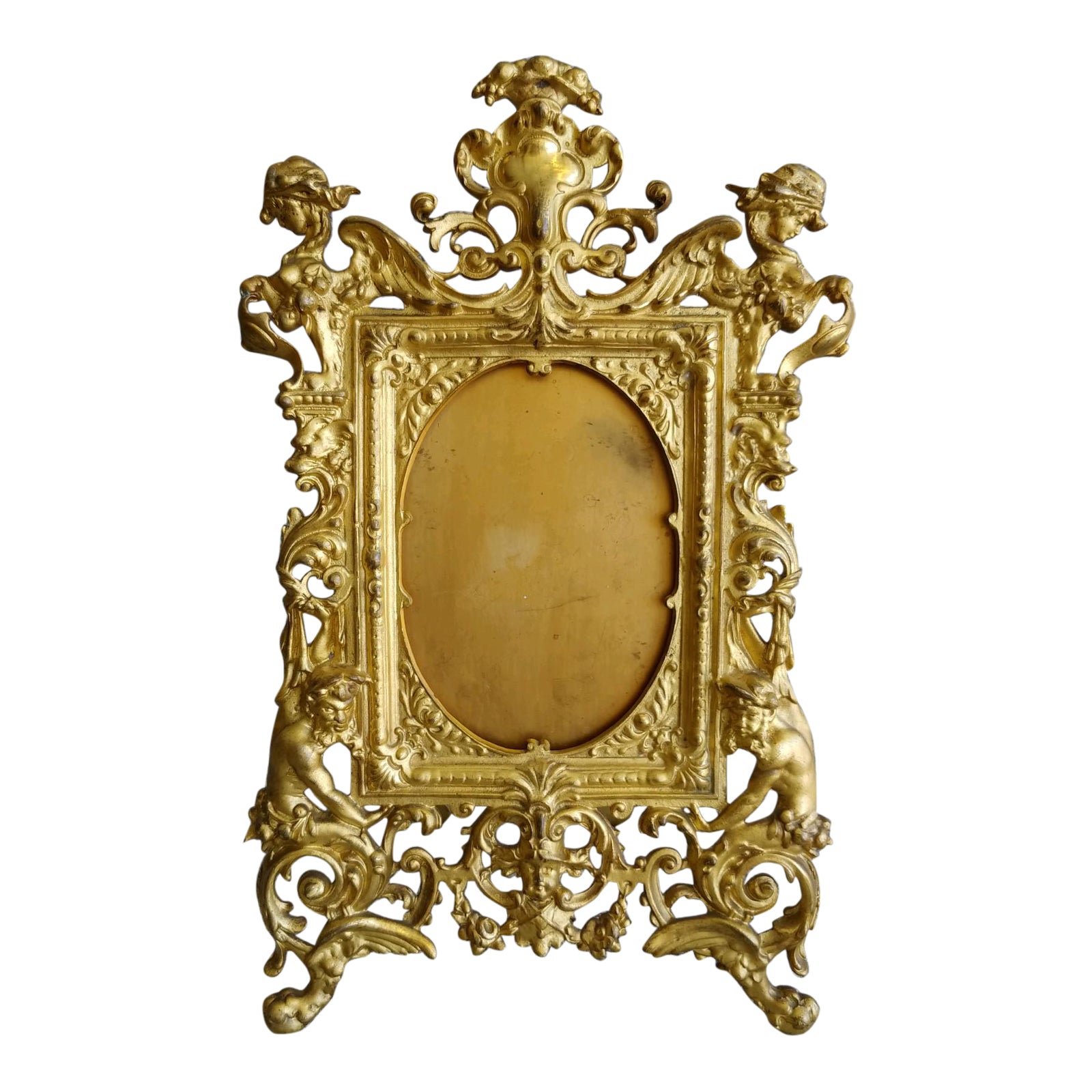 Bronze Picture Frame 19th Century Antique Victorian Gilt Chairish