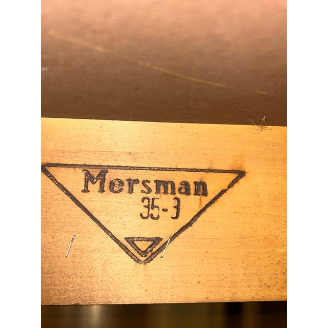 Vintage Mersman 3-Piece Walnut Table Set- Coffee Table & 2 End Tables For Sale - Image 10 of 11