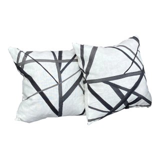 Lee Jofa “Channels” Pillow Covers - Set of 2 For Sale