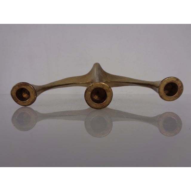 Brutalist Austrian Bronze Candleholder, 1960s For Sale - Image 12 of 18