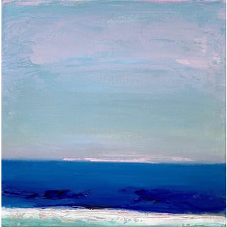 Gyunay Aliev, Blue Sea, Acrylic on Canvas For Sale