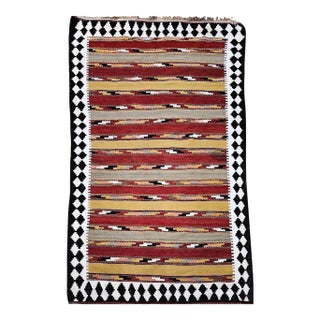 Early 20th Century Qashqai Kilim Rug For Sale