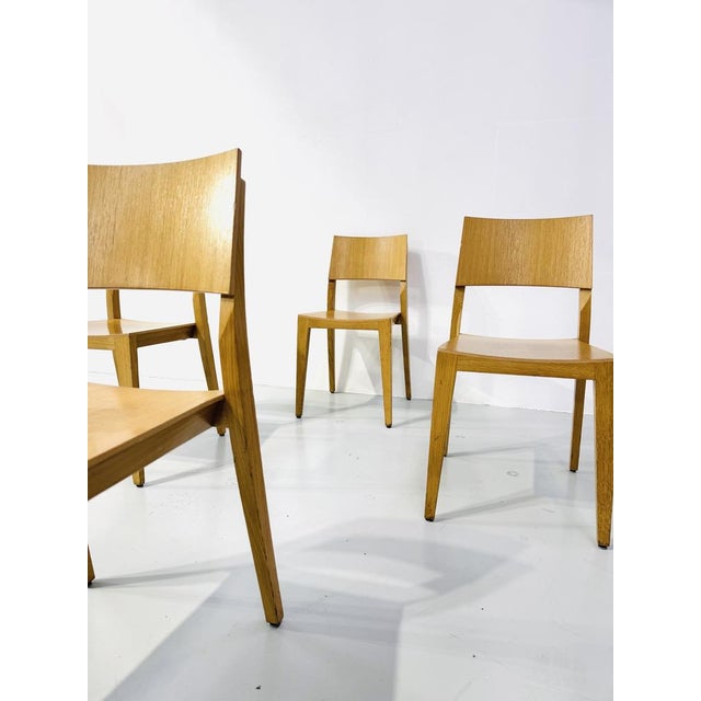 Wood Vintage Danish Dining Chairs, 1980s, Set of 4 For Sale - Image 7 of 17