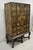 Antique Charles II Georgian Japanned Carved Lacquer China Cabinet on Base. Item features an ornate lacquer decorated case,...