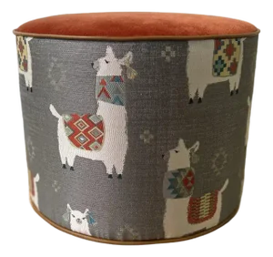 Custom Upholstered Ottoman