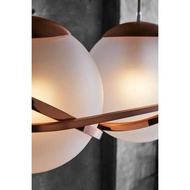 Contemporary Decò Ceiling Lamp by Gino Sarfatti For Sale - Image 3 of 10