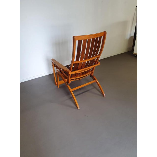 Brown Bentwood Siesta Medizinal Lounge Chair from Thonet, 1951 For Sale - Image 8 of 14