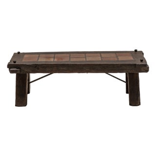 Mid-Century French Brutalist Coffee Table, 1960s For Sale