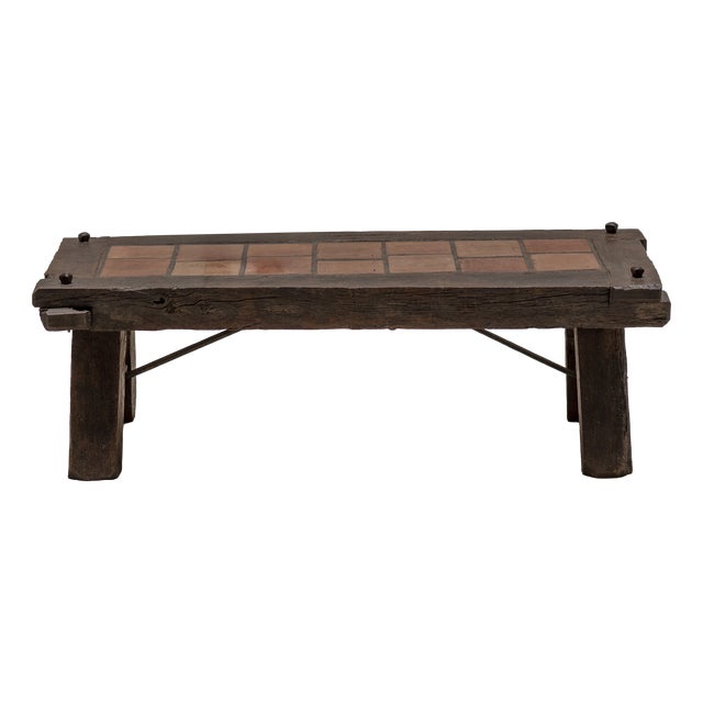 Mid-Century French Brutalist Coffee Table, 1960s For Sale