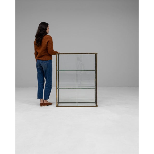 20th Century French Industrial Metal Display Case For Sale - Image 17 of 18