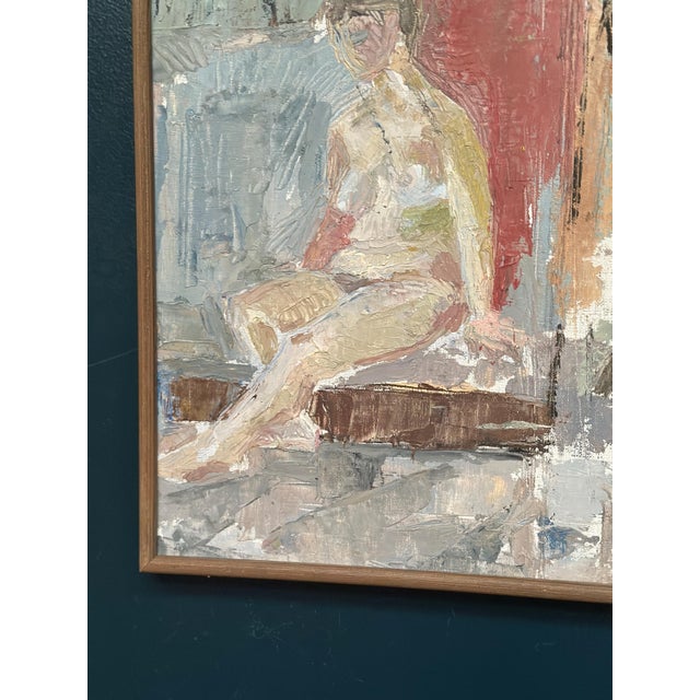 Berggren, Nude Figures, 1960s, Oil Painting on Canvas, Framed For Sale - Image 11 of 16