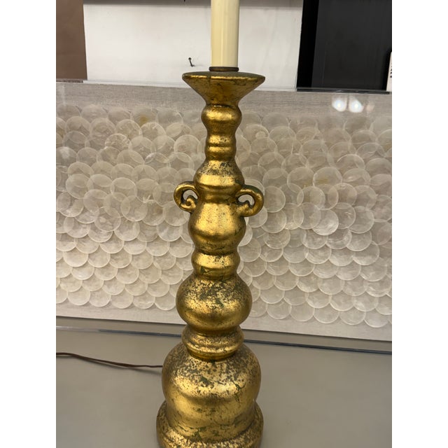 Gilded Balustrade Table Lamp, Vintage For Sale - Image 10 of 12