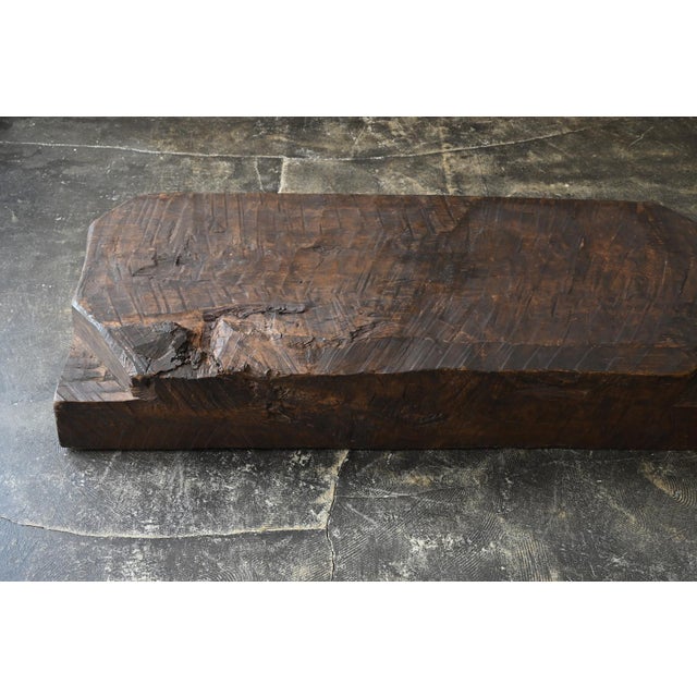Antique Old Japanese Wooden Low Table / 20th Century / Display Stand/ Ta141 For Sale - Image 15 of 18