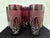 Hollywood Regency 1980s Crystal D’Arques Ruby Red Cut Crystal Tumblers – Set of 8 For Sale - Image 3 of 7