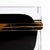 Onyx Hand Blown Murano Box in Onyx Black With Brass Fittings For Sale - Image 8 of 9