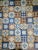 Ochre Glazed Relief Tiles, 1920s, Set of 119 For Sale - Image 9 of 11