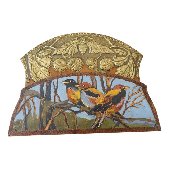 Art Deco Bird Newspaper Mail Holder, 1920s For Sale