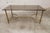 Gold Vintage Coffee Table in Gilt Brass and Smoked Glass, 1960 For Sale - Image 8 of 18