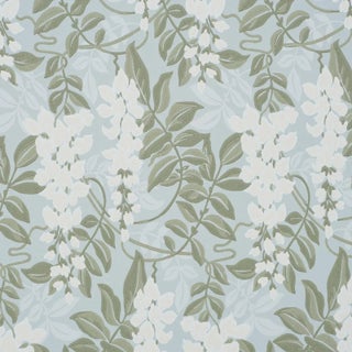 Schumacher Lucia Wisteria Wallpaper In Sky For Sale