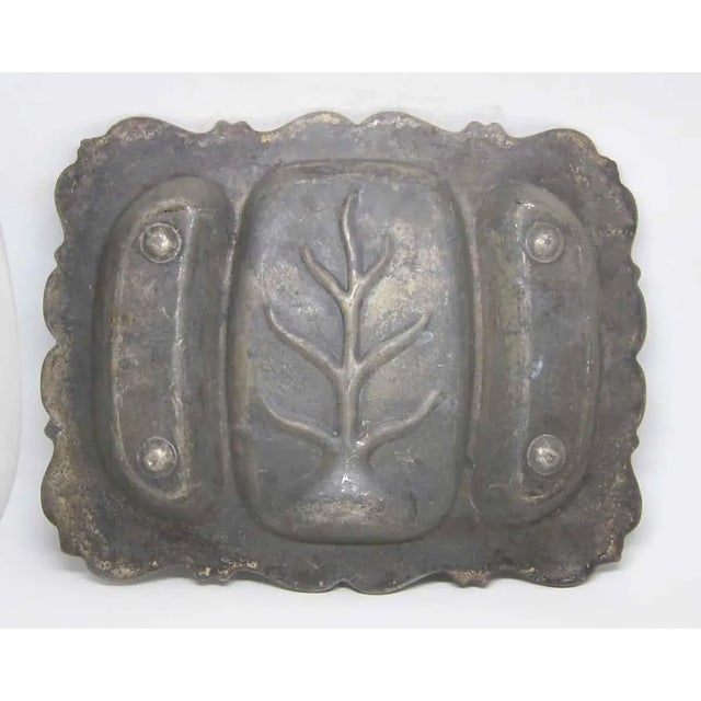 Heavy Silver Serving Platter For Sale - Image 4 of 7