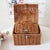 Set of Two Rattan Handled Storage Cases For Sale - Image 4 of 7