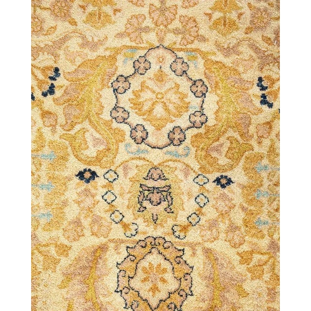 Traditional Mogul, One-of-a-Kind Hand-Knotted Area Rug in Ivory, 8' 0" x 10' 4" For Sale - Image 3 of 8