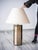 Glass Vintage Tall Mirrored Table Lamp, 1980 For Sale - Image 7 of 8