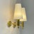 Mid-Century Brass V18 Wall Lights attributed to Eje Ahlgren for Bergboms, Sweden, 1960s, Set of 2 For Sale - Image 6 of 18