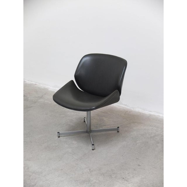 Black Mid-Century Exquis Side Chair by Geoffrey Harcourt for Artifort, 1967 For Sale - Image 8 of 15