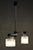 Mid-Century Chandelier in Chrome and Opaline Glass from Drukov, Czech, 1970s For Sale - Image 10 of 12